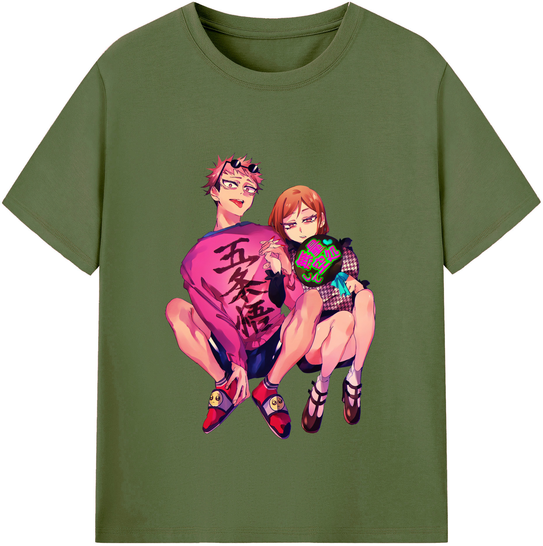 （画像用） 呪術廻戦 Jujutsu Kaisen 綿100％半袖Tシャツ（フロントプリント）